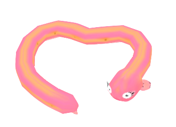 Electric Amore Eel, a fish in Toontown Rewritten