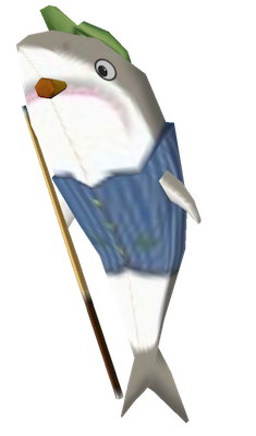 Pool Shark, a fish in Toontown Rewritten