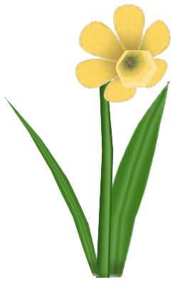 Giraff-o-dil, a yellow flower in Toontown Rewritten