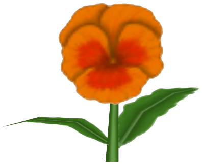Dandy Pansy, a orange flower in Toontown Rewritten