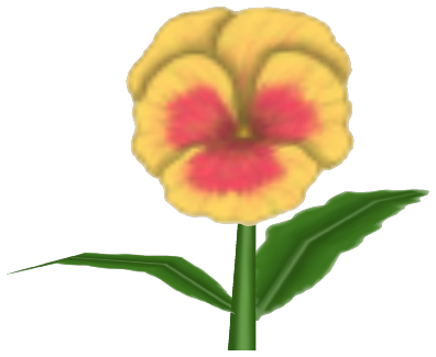 Marzi Pansy, a yellow flower in Toontown Rewritten