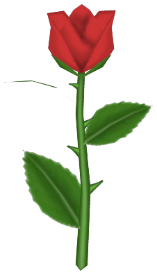 Summer's Last Rose, a red flower in Toontown Rewritten