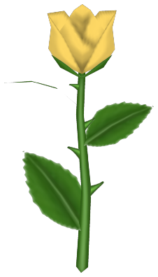 Corn Rose, a yellow flower in Toontown Rewritten