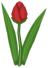 Twolip, a red flower in Toontown Rewritten